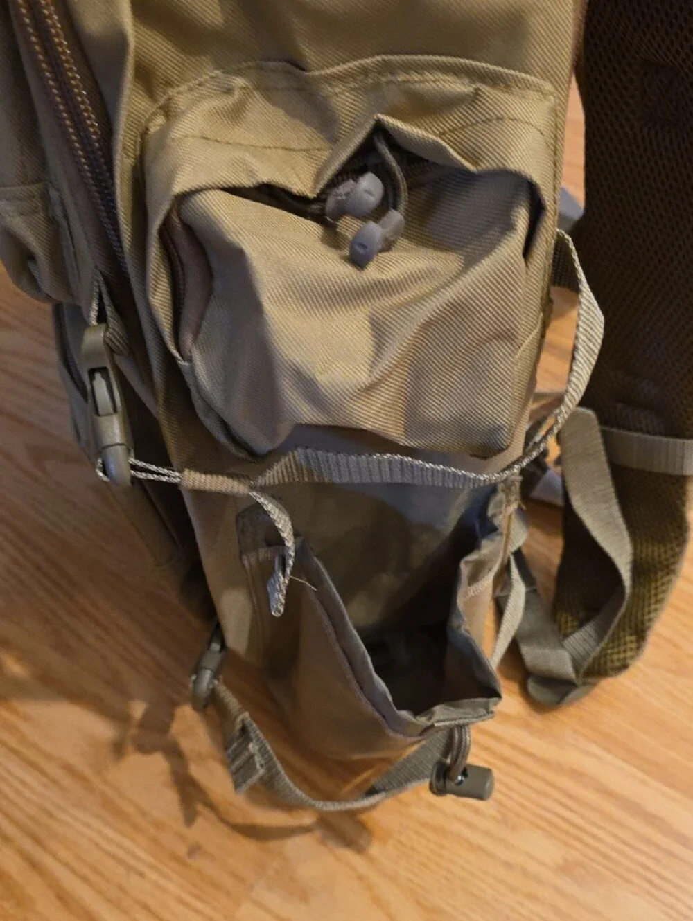 EAST WEST USA Tactical Military-Style Backpack - Khaki
